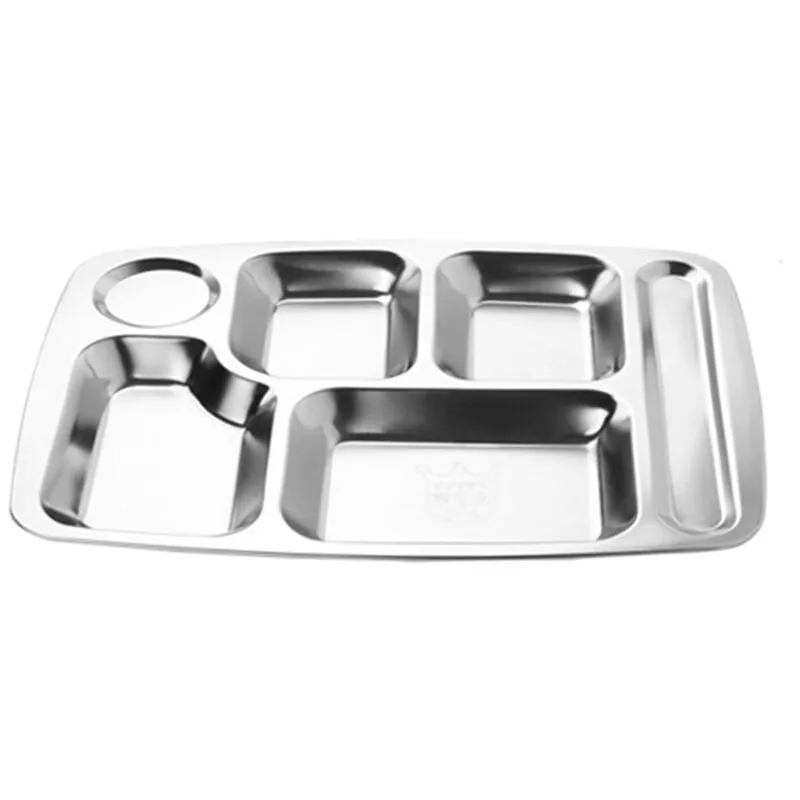 Bandejas Segmentadas De Acero Inoxidable Bandeja De Comida De Plato Dividido Bandeja De Servicio De Comida 6 Secciones Para Restaurante Fabrica En Oferta Bandejas Segmentadas De Acero Inoxidable Bandeja De Comida De Plato Dividido Bandeja De Servicio De Comida 6 Secciones Para Restaurante Fabrica Barato