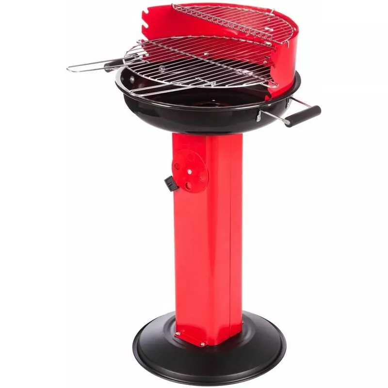 Barbacoa Carbón Redonda Acero 58 X 54 X 88 Cm - Ldk Garden En Oferta Barbacoa Carbón Redonda Acero 58 X 54 X 88 Cm - Ldk Garden Barato
