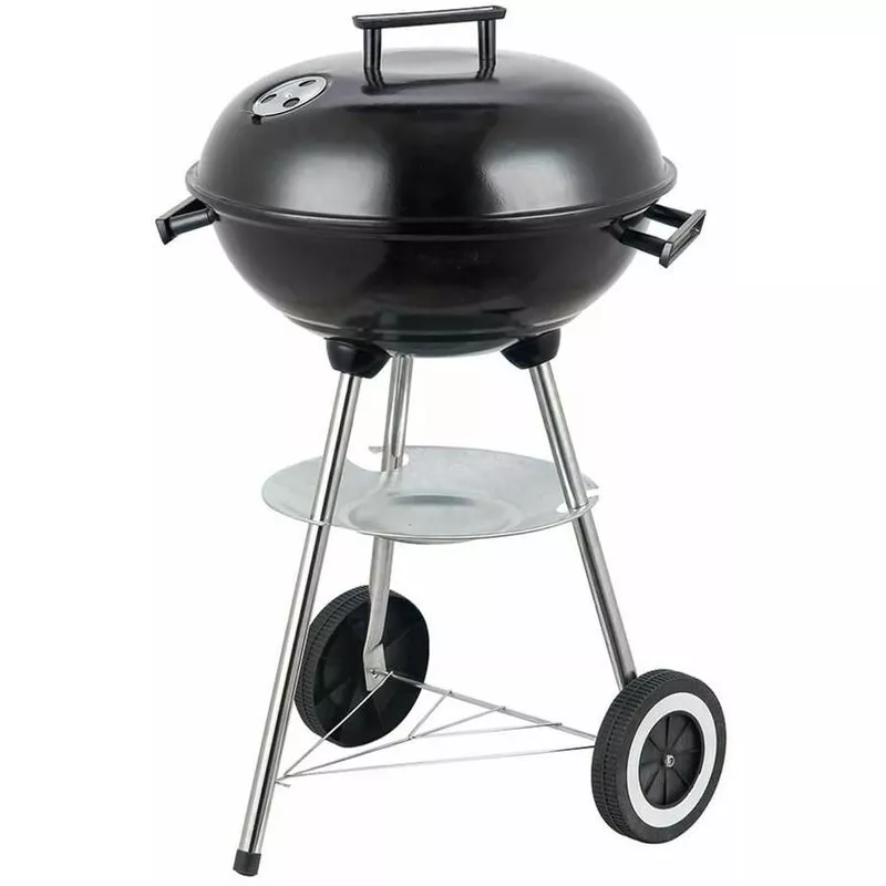 Barbacoa Carbón Redonda Acero Negro 45 X 41 X 74 Cm - Ldk Garden En Oferta Barbacoa Carbón Redonda Acero Negro 45 X 41 X 74 Cm - Ldk Garden Barato