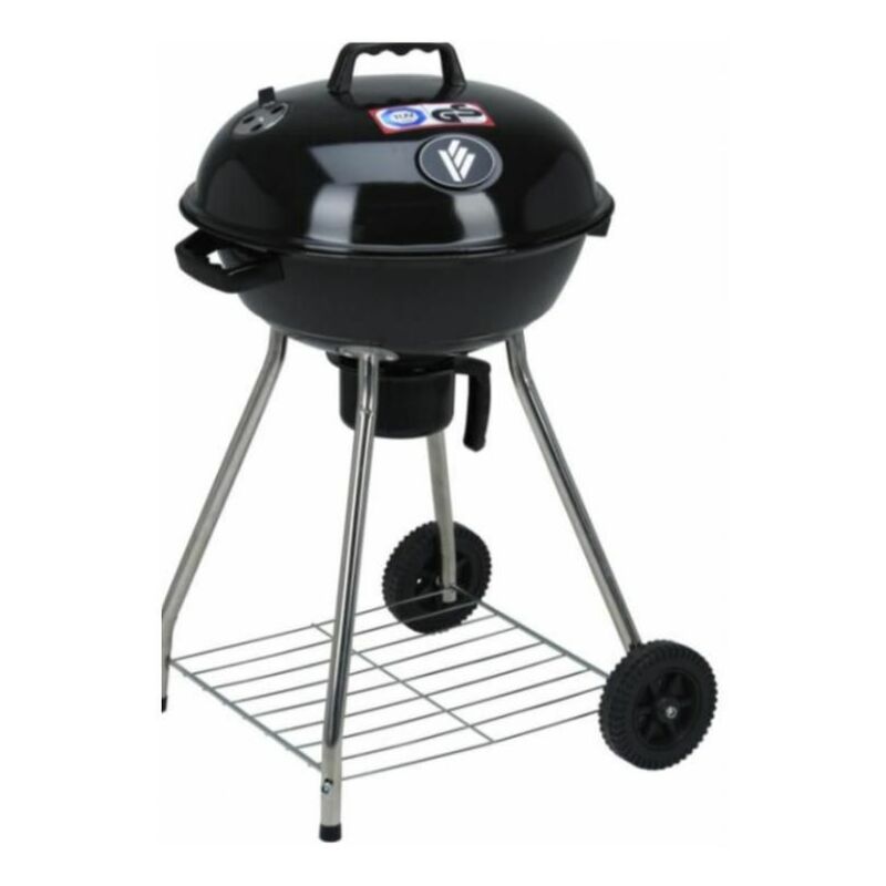 Barbacoa Con Ruedas Negra 47Cm barato