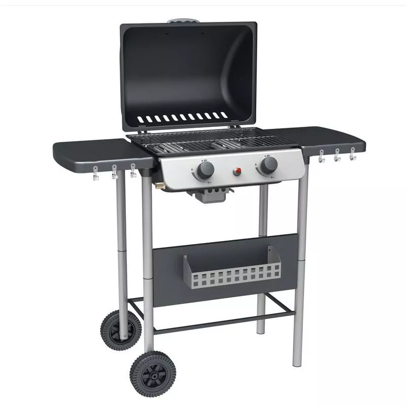 Barbacoa Gas 2 Quemadores Annika Acero 105 X 49 X 100 Cm - Ldk Garden En Oferta Barbacoa Gas 2 Quemadores Annika Acero 105 X 49 X 100 Cm - Ldk Garden Barato