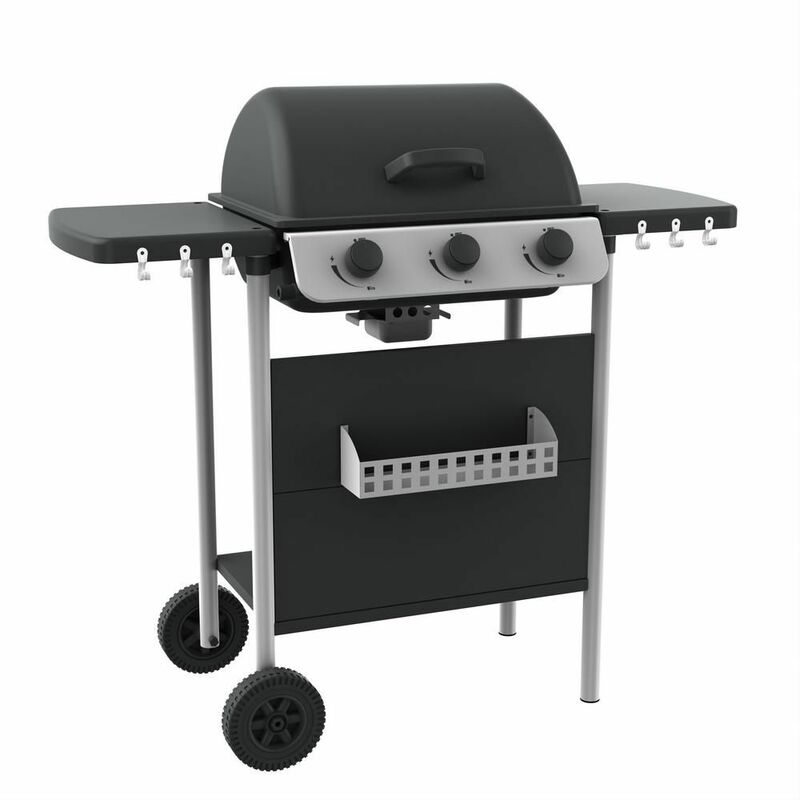 Barbacoa Gas 3 Quemadores Annika Acero 105 X 49 X 100 Cm - Ldk Garden barato