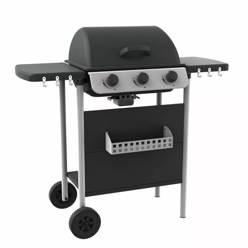 Barbacoa Gas 3 Quemadores Annika Acero 105 X 49 X 100 Cm - Ldk Garden En Oferta Barbacoa Gas 3 Quemadores Annika Acero 105 X 49 X 100 Cm - Ldk Garden Barato