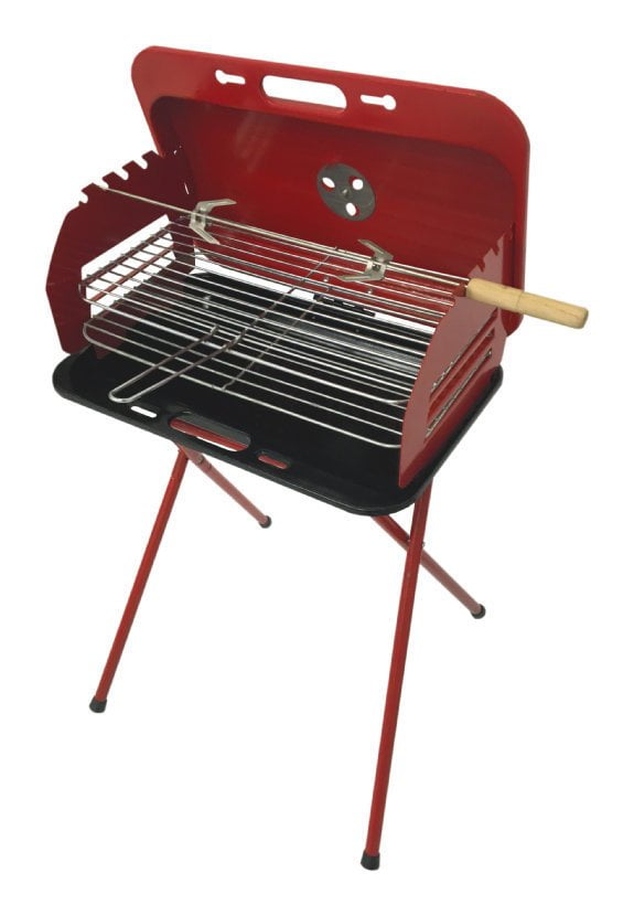 Barbacoa Maletin Esmaltada Doble Parrilla barato