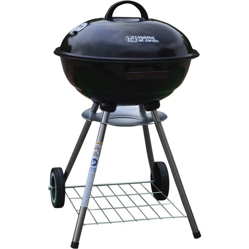 Barbacoa a carbón Royal - Dia 44 cm - Negro barato
