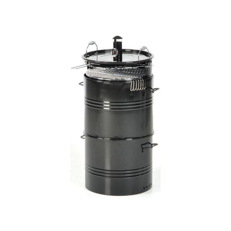 Barbacoa carbón Sunday de acero negro | negro barato