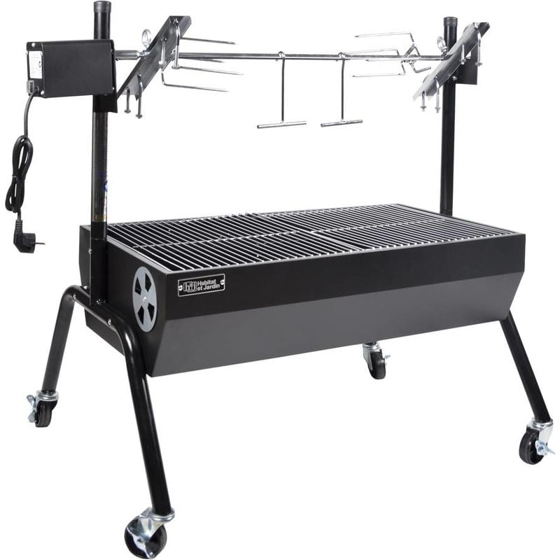 Barbacoa de Carbón y asador Senator - Negro barato