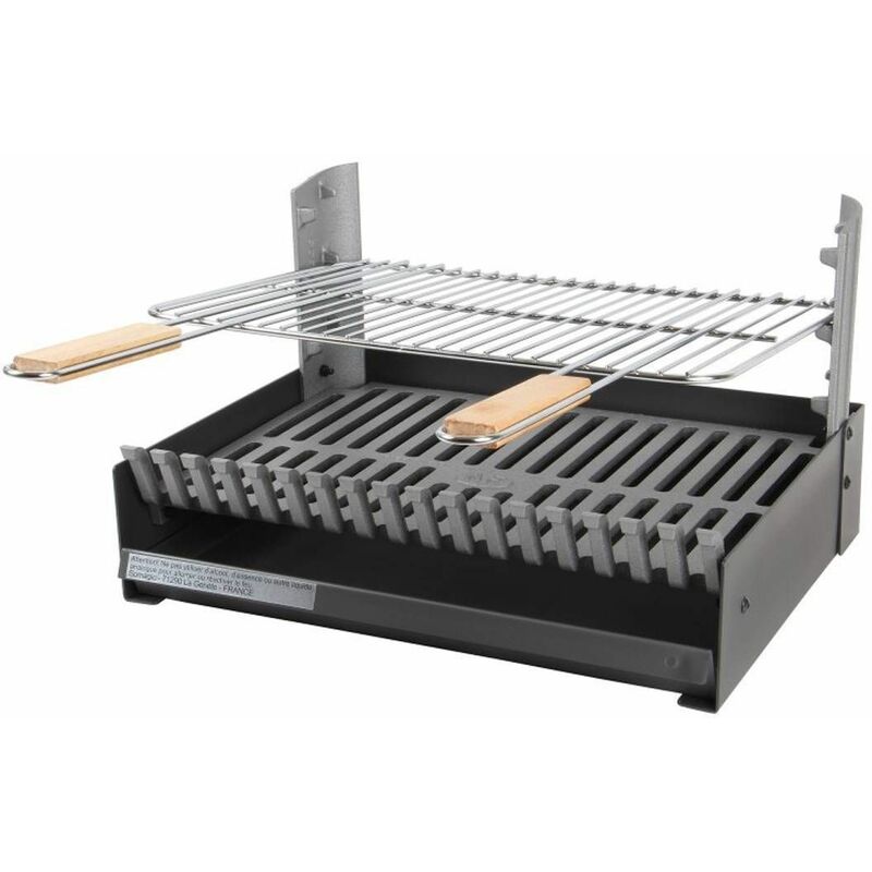Barbacoa de carbón - Parrilla extraíble - gris oscuro barato