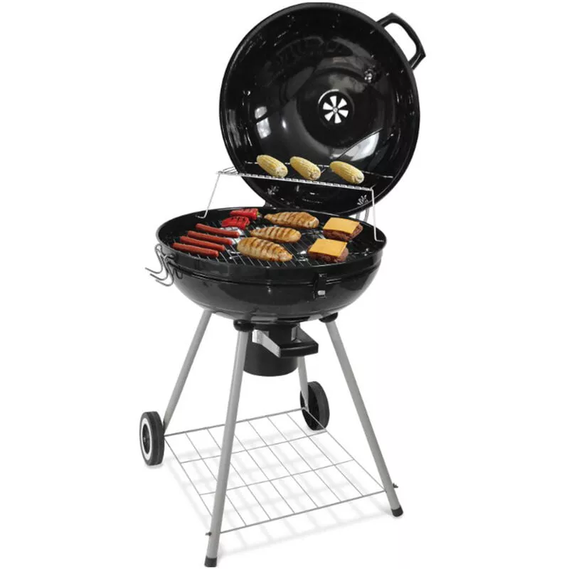Barbacoa De Carbón Portátil, Para Picnic Al Aire Libre, Terraza, Jardín, Camping, 68 X 58 X 90 Cm - White En Oferta Barbacoa De Carbón Portátil