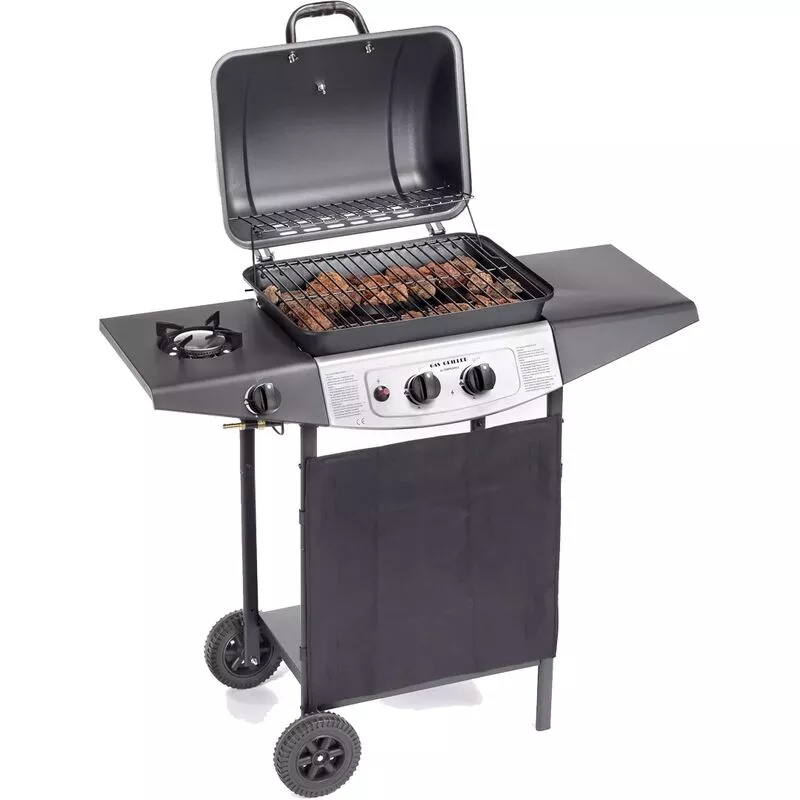 Barbacoa De Gas Con Piedra De Lava Eco Gas 4939 Double - - Ompagrill En Oferta Barbacoa De Gas Con Piedra De Lava Eco Gas 4939 Double - - Ompagrill Barato