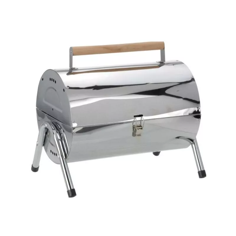 Barbacoa De Mesa Cromada 41X29X37Cm - Bbq En Oferta Barbacoa De Mesa Cromada 41X29X37Cm - Bbq Barato
