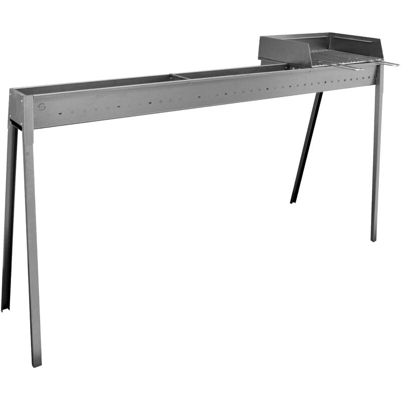 Barbacoa de pincho de hierro de turín 80 + 40 kit de mamparo de parrilla barato