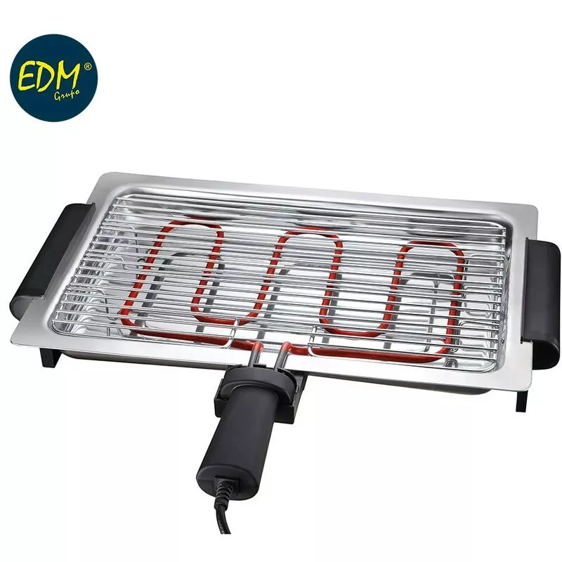 Barbacoa Eléctrica 1600W - Gris En Oferta Barbacoa Eléctrica 1600W - Gris Barato