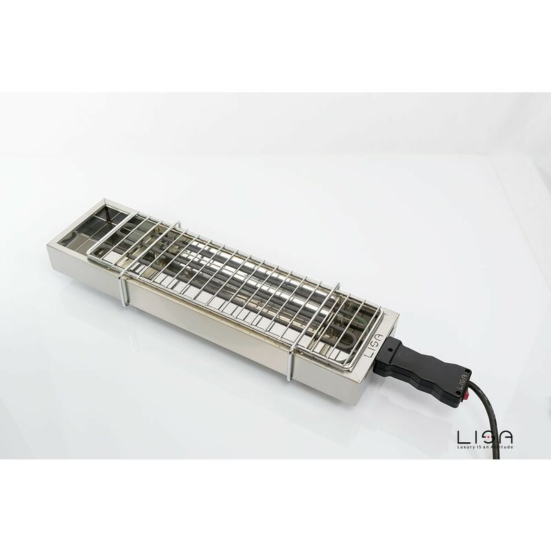 Barbacoa eléctrica de fácil transporte 53 x 14 cm barato