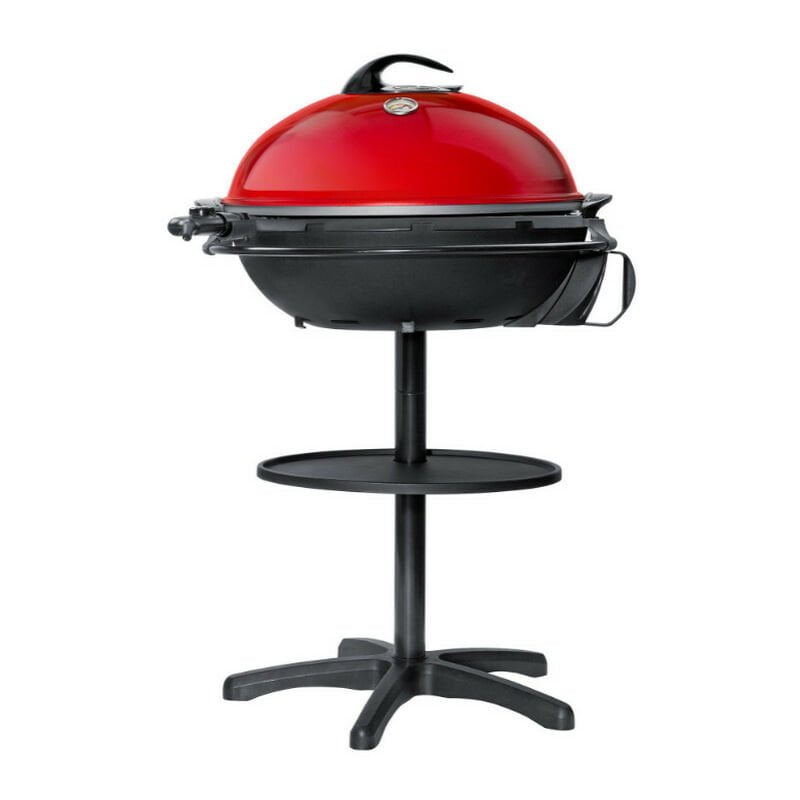 Barbacoa eléctrica de pie 2200w roja/negra - 064000 - Steba barato