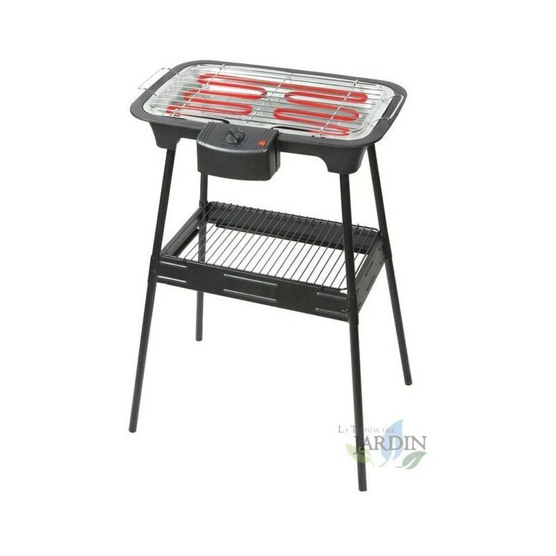 Barbacoa eléctrica parrilla 37x21x71 cm 2000W con soporte barato