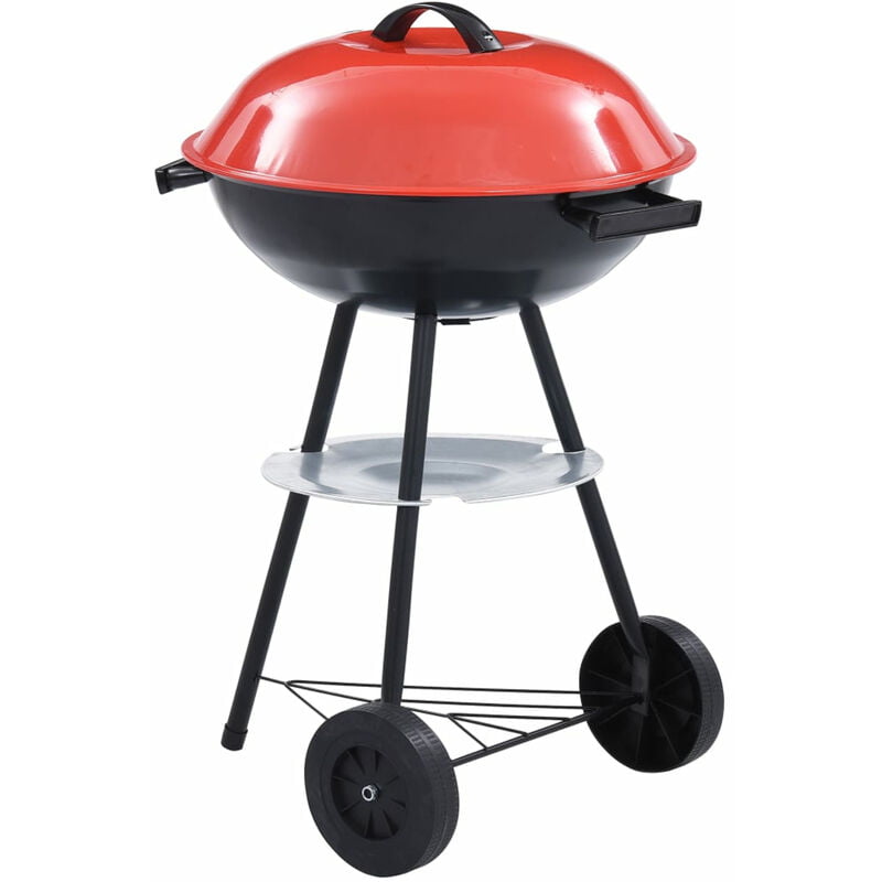 Barbacoa portatil de carbon con ruedas XXL 44 cm barato