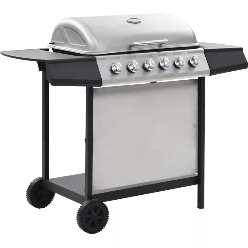 Barbacoa Portatil De Gas Con 6 Zonas Plateada Acero Inoxidable En Oferta Barbacoa Portatil De Gas Con 6 Zonas Plateada Acero Inoxidable Barato