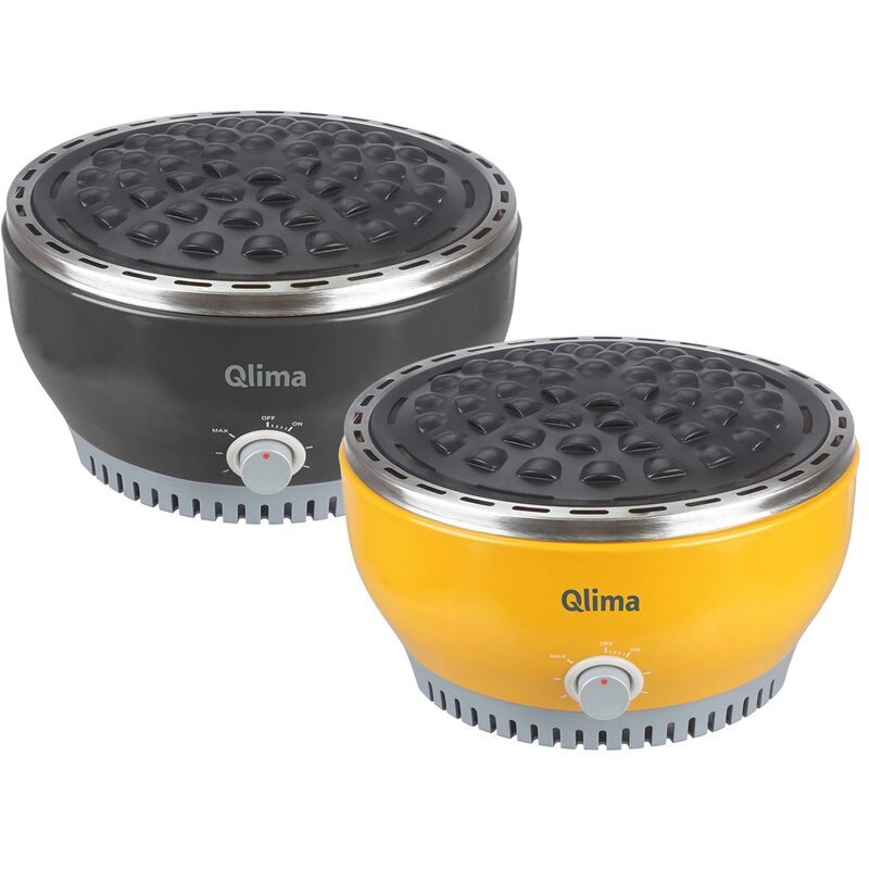 Barbecue a carbonella Qlima NJOY1007-NeroNegro - - Negro barato
