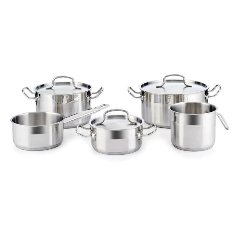 Bateria Cocina Tapa Basika Acero Inoxidable 5 Pz - Quid barato
