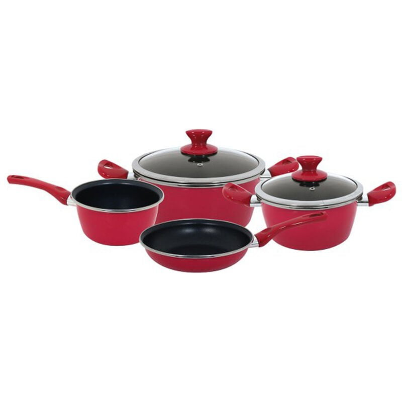 Bateria Fit Roja 7 Elementos 4 Piezas barato