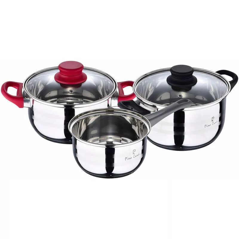 Bateria De Cocina 5 Piezas De Acero Inoxidable Apta Para Induccion - Pierre Cardin En Oferta Bateria De Cocina 5 Piezas De Acero Inoxidable Apta Para Induccion - Pierre Cardin Barato