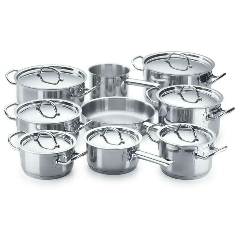 Bateria profesional chef 16 elementos 9 piezas barato