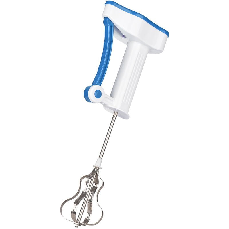 Batidora de Mano para Huevos Crema Batidos Harina para Cocina Panaderia Tienda de Bebidas Practica Facil Operacion Azul