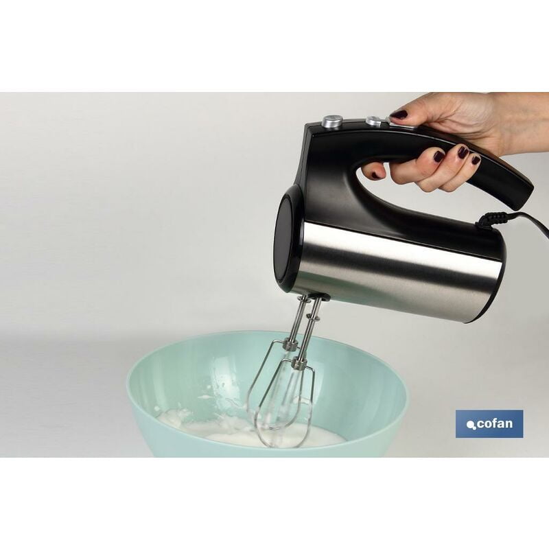 Batidora de Varillas | Potencia 350W | Modelo Maneli | Medida 16 x 18 x 8 cm | Fabricada en ABS y Acero Inox Cepillado barato