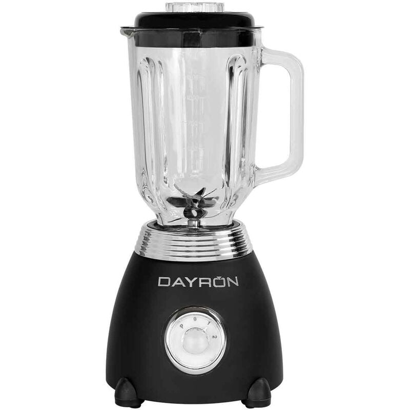 Batidora de Vaso Retro 500W Negro/Plata Dayron barato