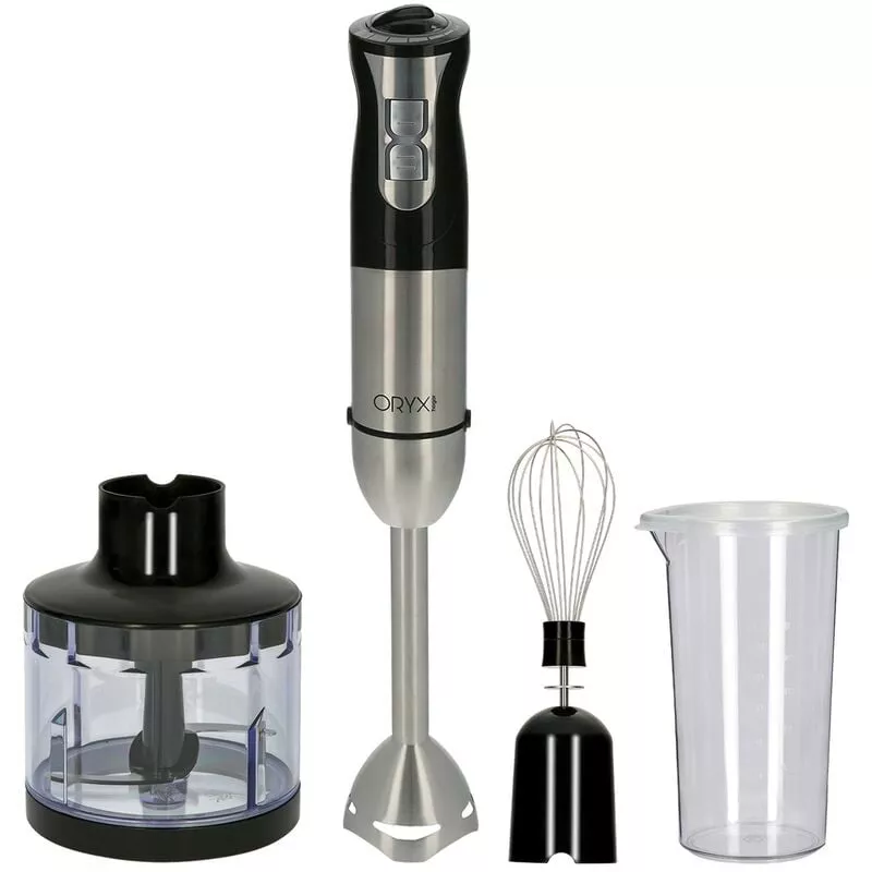 Batidora De Mano, Incluye Accesorios, 1000 W. Velocidad Regulable. Con Vaso Medidor, Picador - Triturador Y Varillas. En Oferta Batidora De Mano