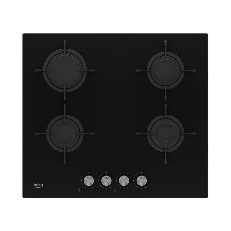 Beko HILG 64220 S hobs Integrado Encimera de gas Negro - Placa (Integrado