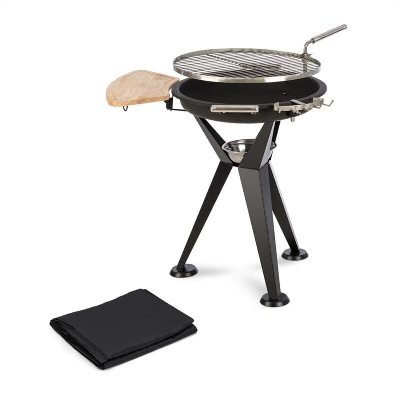 Blumfeldt - Caruso brasero Ø 58 cm parrilla Ø 55 cm protección contra la intemperie acero negro barato