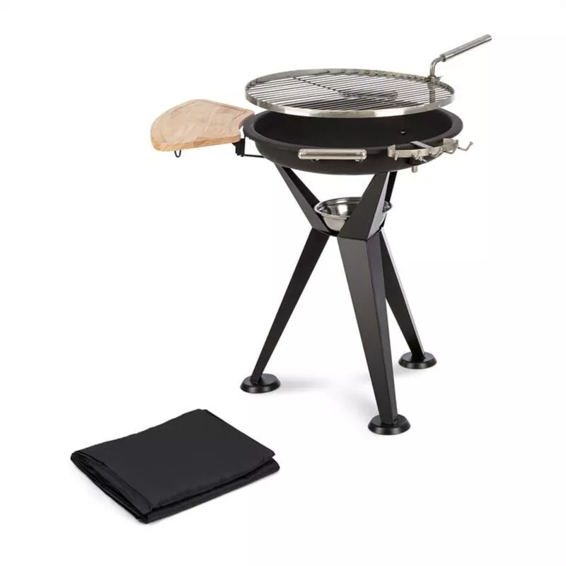 Blumfeldt - Caruso Brasero Ø 58 Cm Parrilla Ø 55 Cm Protección Contra La Intemperie Acero Negro En Oferta Blumfeldt - Caruso Brasero Ø 58 Cm Parrilla Ø 55 Cm Protección Contra La Intemperie Acero Negro Barato