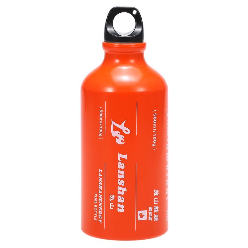 Botella de 500 ml botella del combustible Gasolina Gasolina Keroseno Alcohol Liquido Gas Tanque de combustible para la estufa de camping al aire barato