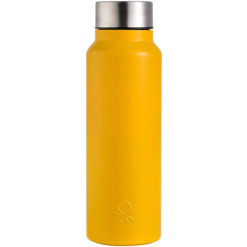 Botella de agua 750ml acero inoxidable amarillo mate Casa - Benetton barato