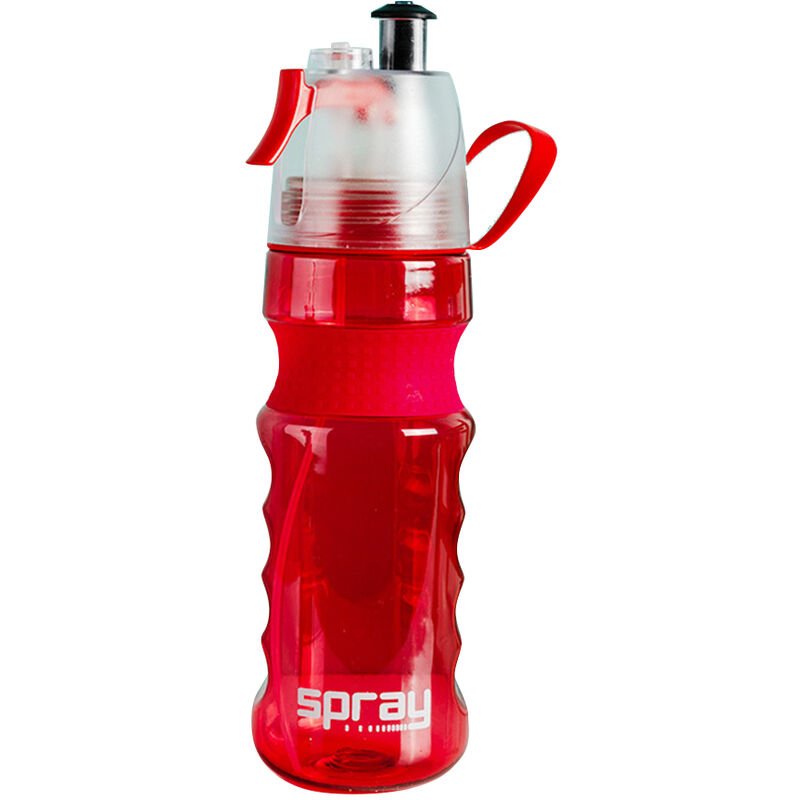 Botella de agua deportiva de 800 ML 2 en 1 Botella de nebulizacion y bebida aislada portatil multifuncional para andar en bicicleta Caminar Correr barato