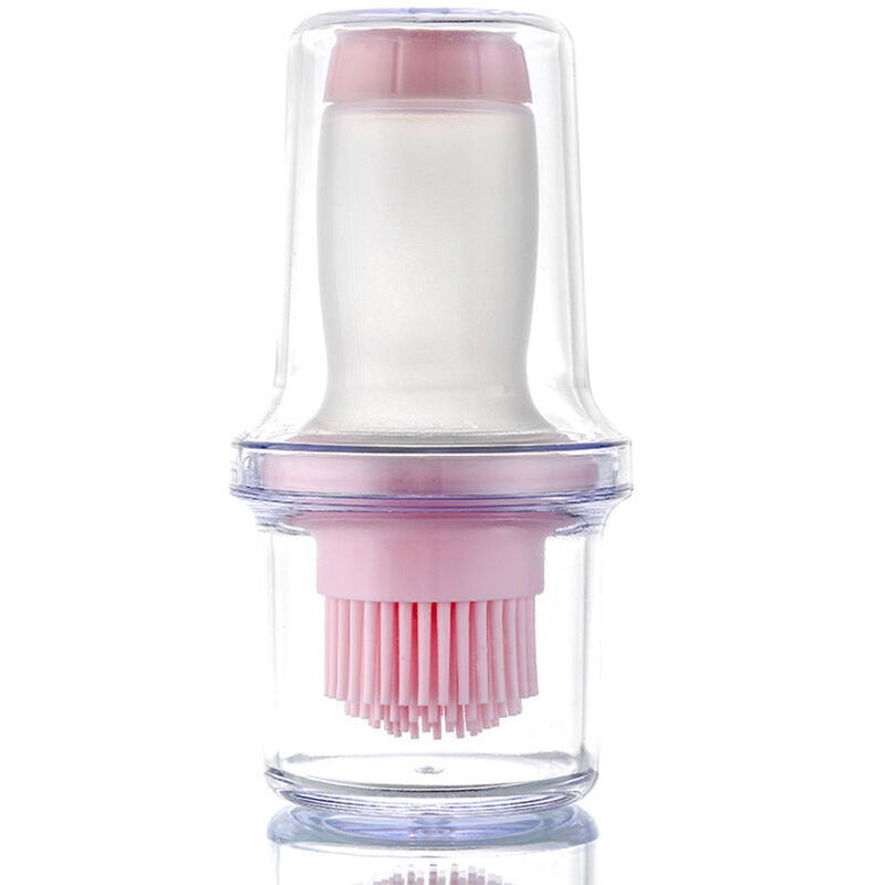 Botella de cepillo de aceite Botella de cepillo de aceite de silicona con contenedor Botella de cepillo de aceite de alta temperatura para hornear barato