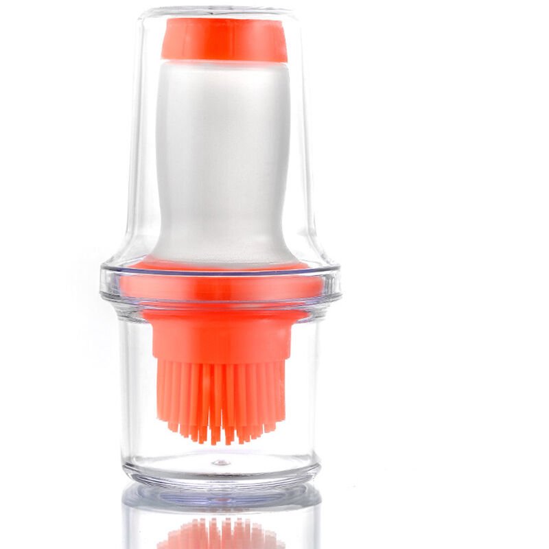 Botella de cepillo de aceite Botella de cepillo de aceite de silicona con contenedor Botella de cepillo de aceite de alta temperatura para hornear barato