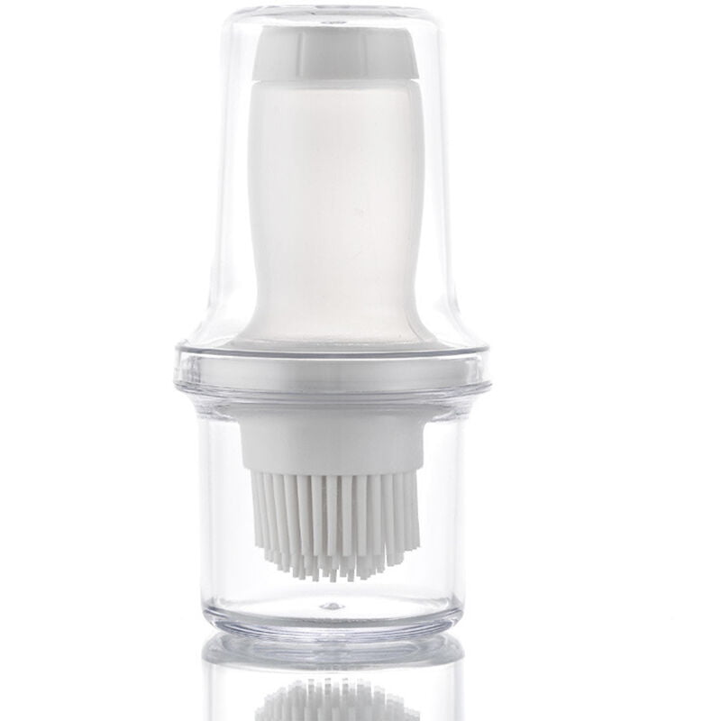 Botella de cepillo de aceite Botella de cepillo de aceite de silicona con contenedor Botella de cepillo de aceite de alta temperatura para hornear barato