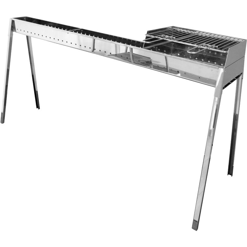 Brochetas de acero inoxidable para barbacoa Milano 100 + 40 kit mamparo parrilla barato