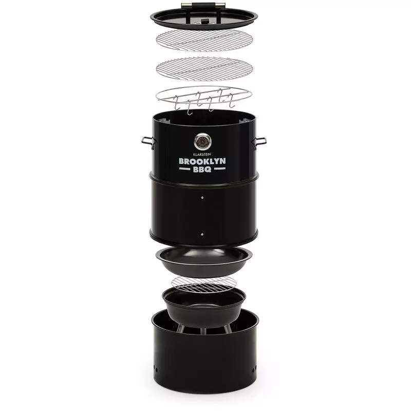 Brooklyn-Bbq Barril De Barbacoa 4 En 1 | Ø 42 Cm | Acero | Pulverizado En Oferta Brooklyn-Bbq Barril De Barbacoa 4 En 1 | Ø 42 Cm | Acero | Pulverizado Barato