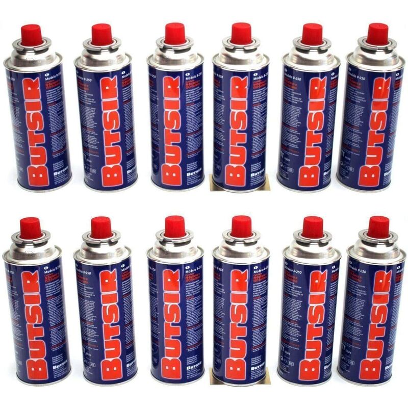 Butsir - Cartuchos Recarga de Gas 227 gr – Pack de 12 Cartuchos de Gas barato