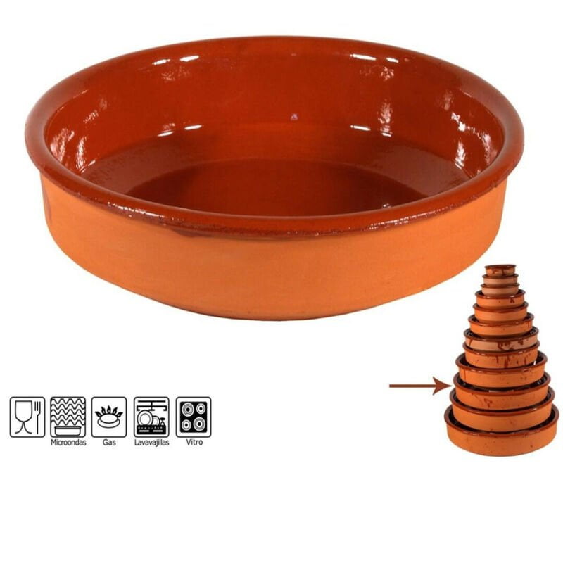 CAZUELA BARRO VARIAS MEDIDAS Ø 25 Cm barato