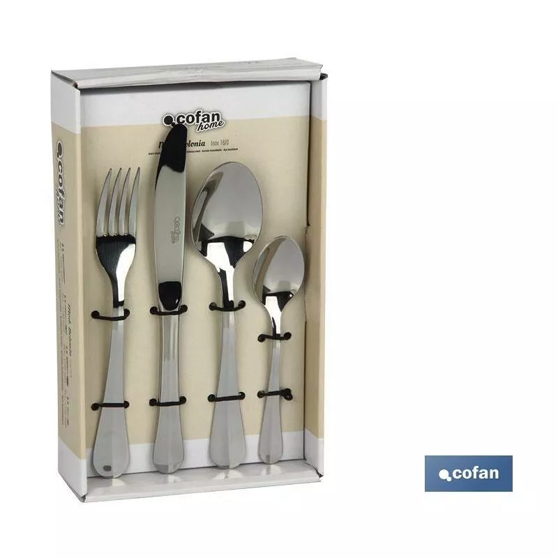 CUBERTERIA INOX MOD.BOLONIA 24 pcs C-18/0 2mm barato