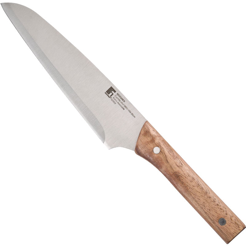 CUCHILLO DE CHEF 20 cm. ACERO INOXIDABLE BAMBOO NATURE barato