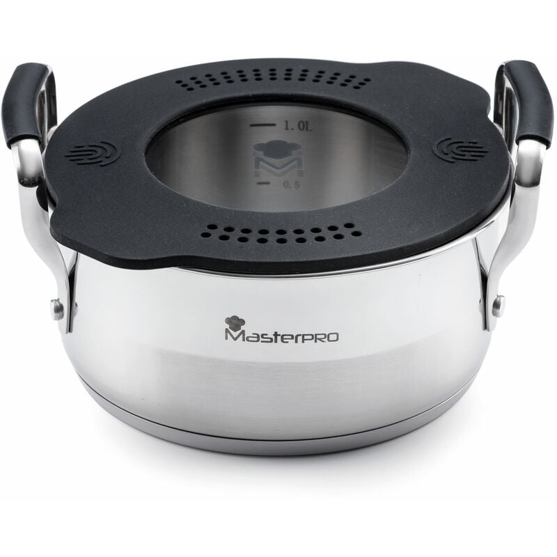 Cacerola 16cm acero inox inducción c/tapa barato