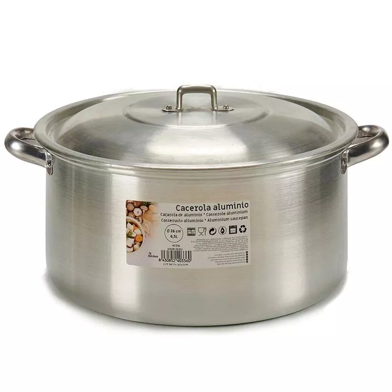 Cacerola Aluminio 26 Cm 6,5 Litros En Oferta Cacerola Aluminio 26 Cm 6