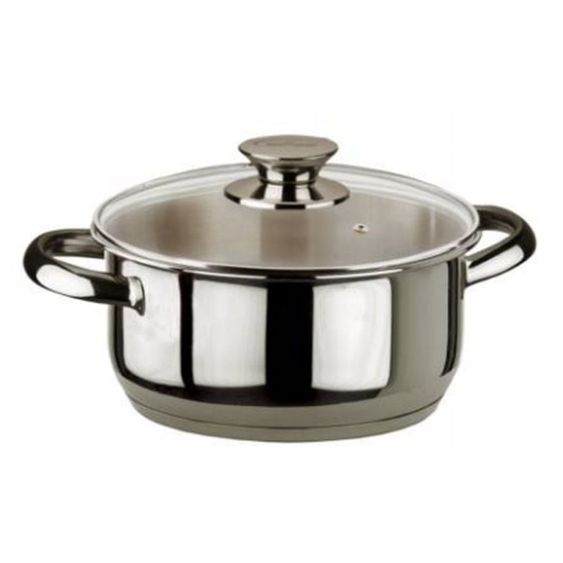 Cacerola Ecco Inox Tapa Cristal 28 Cm barato