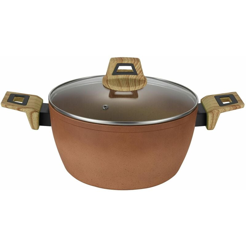 Cacerola Terracota con tapa 24 cm - Amercook barato